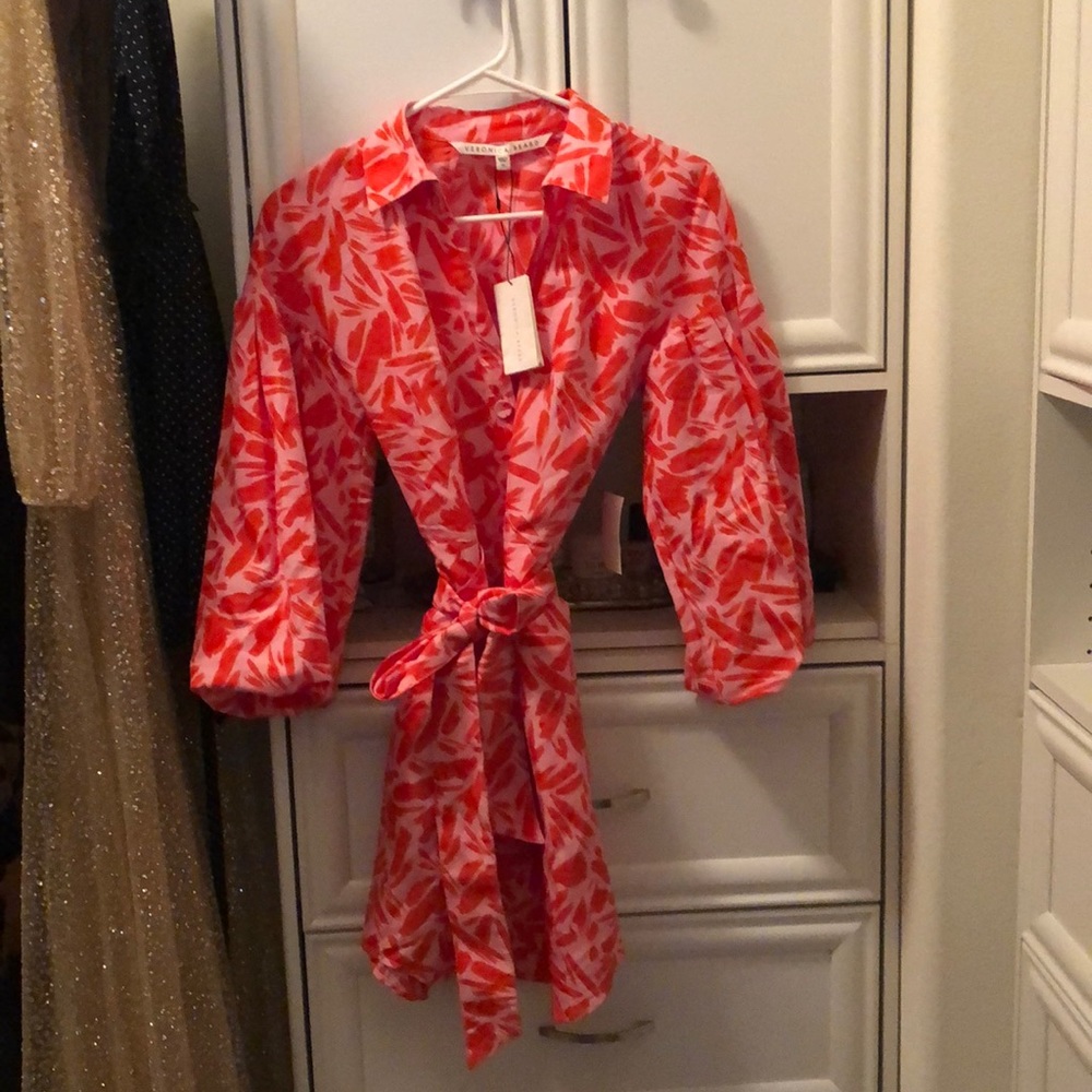 Veronica Beard Samy Poppy Multi Dress